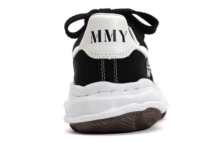 MIHARA YASUHIRO Blakey Canvas Low top Stylish Skateboarding Shoes Unisex Black