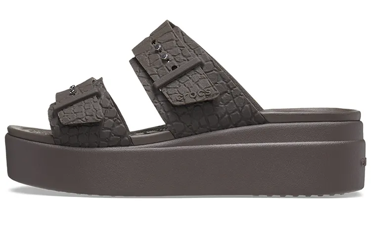 Crocs 2 Straps Brooklyn 'Brown' Women's
