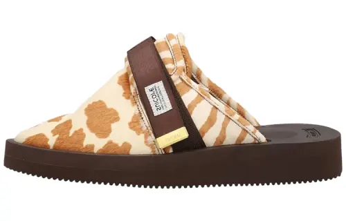 Suicoke Mix-print Calf-hair Sandals