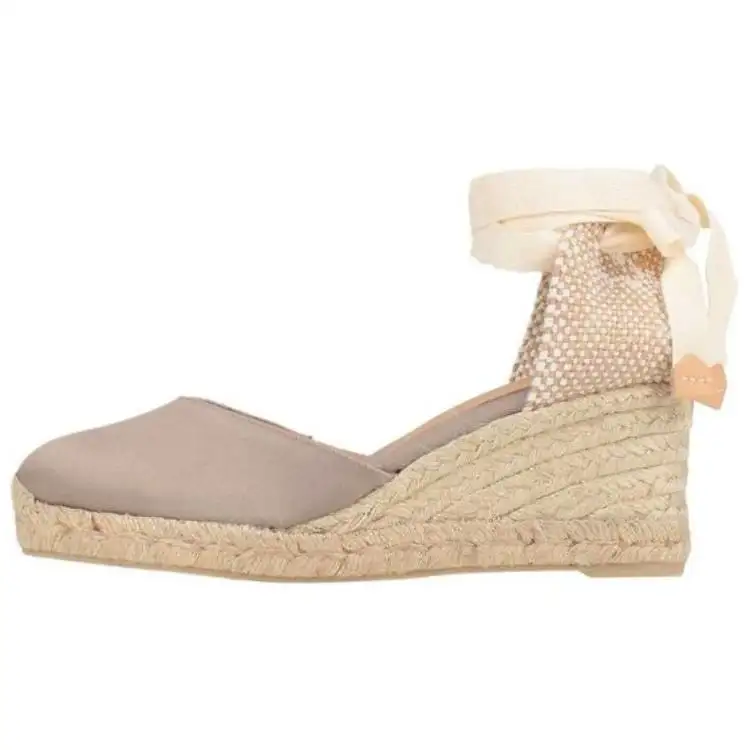Castañer Wedge Heel High Heels Women's Brown Beige