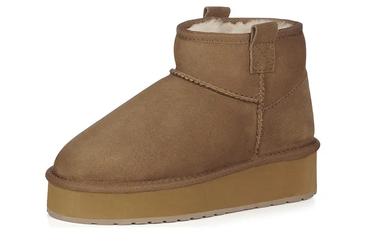 EMU Australia Short Snow Boots Women's Autumn Chestnut