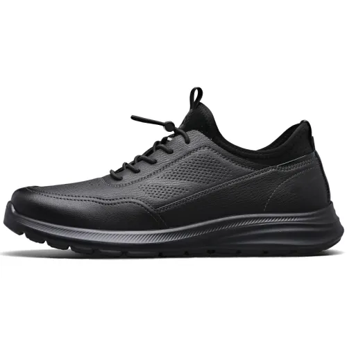 CARTELO Cardile crocodile cow split leather, genuine leather, summer style, corrugated, breathable, hollow mesh, lightweight, soft-soled, soft-sided men's leather shoes, comfortable and versatile, non-slip, wear-resistant, low-top, lifestyle shoes, men's style