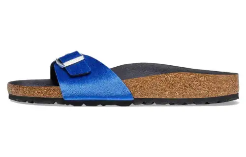 Birkenstock Slide Slippers Women's Bright Blue Regular