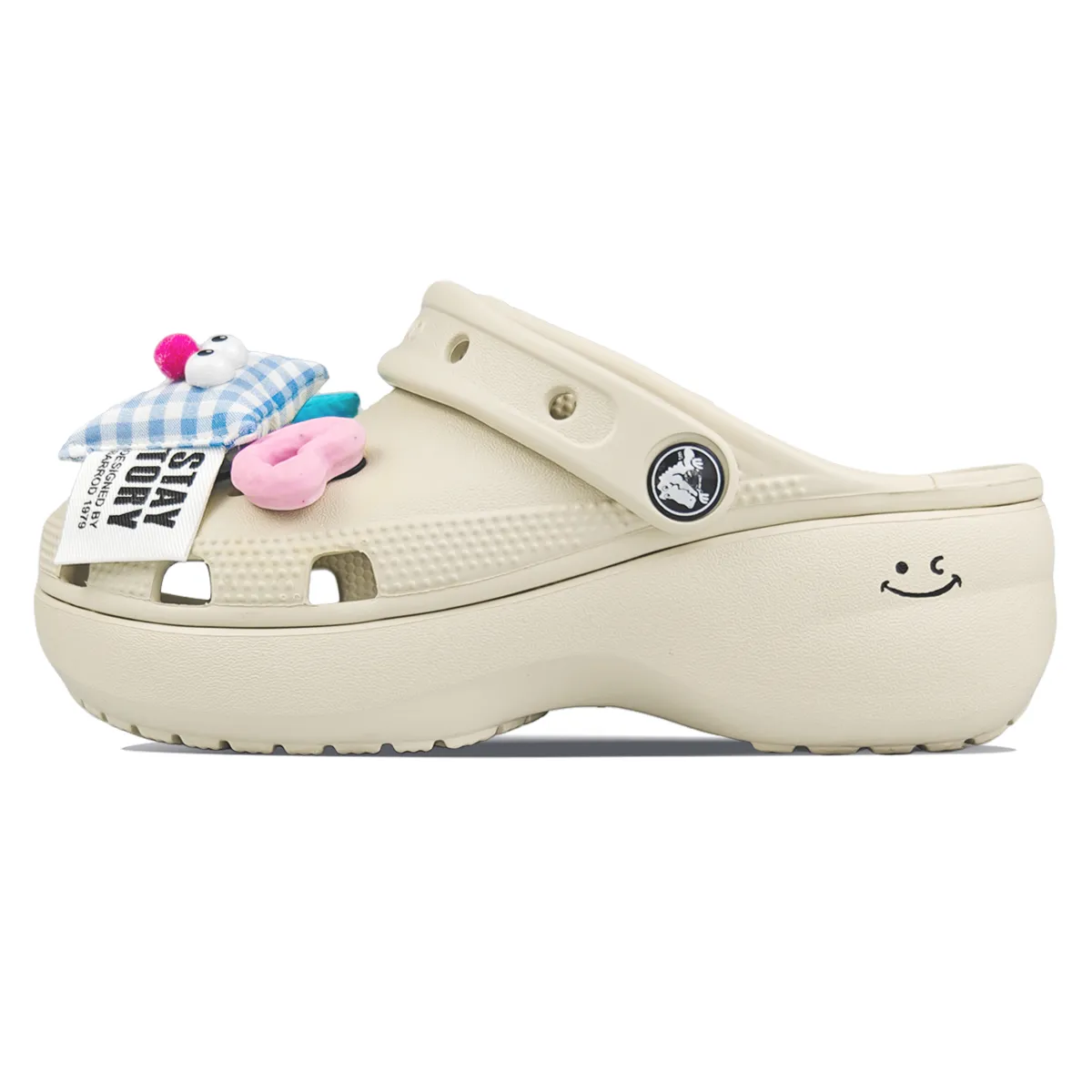 Crocs Classic Platform Clog BNK Pillow Party EVA Clogs Women's White