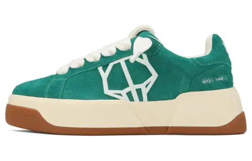 Naked Wolfe Kray Suede Low top Skateboard Shoes Men's Green