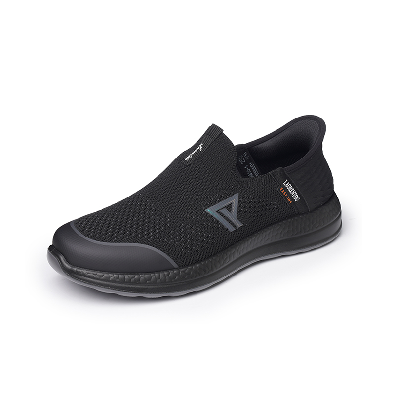 LAORENTOU Walking Shoes Men’s Low Top Black
