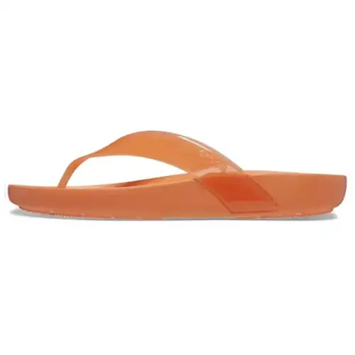 Crocs SPLASH GLOSSY FLIP Flops Women's Orange