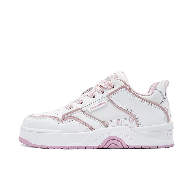 Dickies Synthetic Leather Low top Skateboard Shoes Women's White Peach