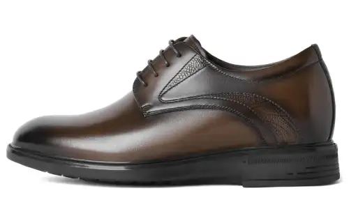 BELLE cow leather, high-end texture, fashionable and comfortable, non-slip, wear-resistant, comfortable, versatile and breathable, formal leather shoes, men's style