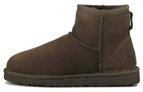UGG CLASSIC MINI Snow Boots Women's Low Top Brown