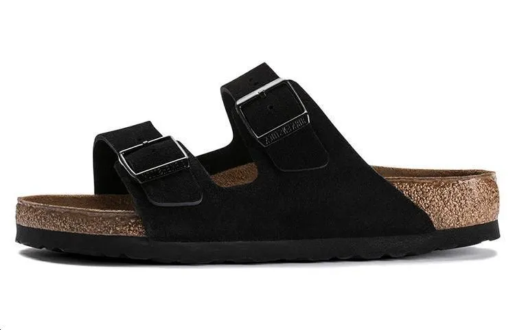 Birkenstock Slide Slippers Unisex Black Regular