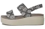 Crocs Brooklyn Thick Sole Casual Sandals Gray Women's