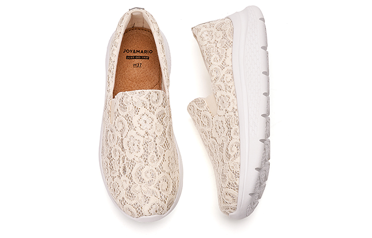 Joy&Mario Fabric Breathable And Lightweight Low top Casual Shoes Women’s