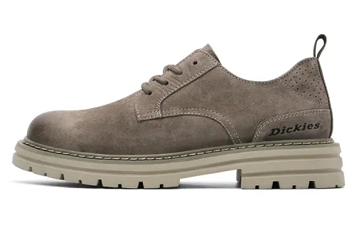 Dickies Leather Waterproof And Slip Resistant Short Outdoor Boots Men's Camel