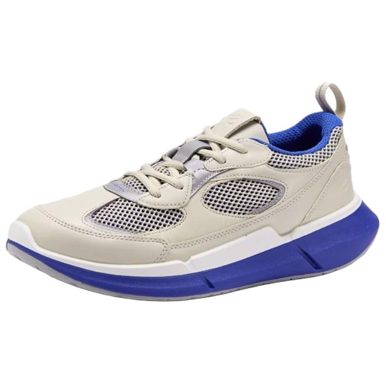 Ecco Biom 2.2 Cow Leather Abrasion Resistant Low top Running Shoes Men’s Gray Blue