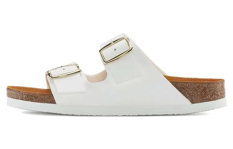 Birkenstock Arizona PVC Chemical Fiber Slide Slippers Women's White