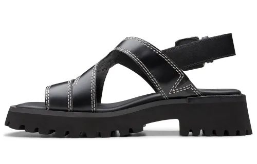 Clarks Beach Sandals Women's Black