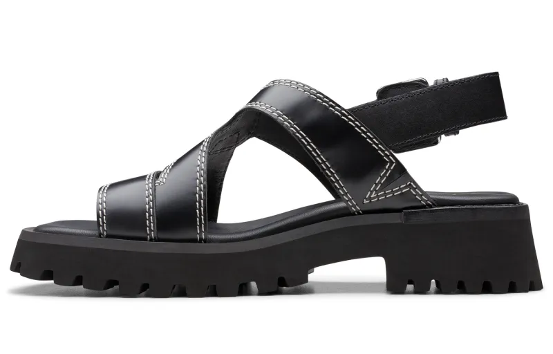 Clarks Beach Sandals Women's Black