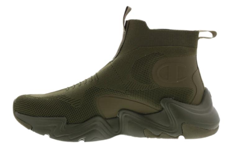 Champion HYPER C RAW Cushioning Slip Resistant High top Casual Shoes Men's Green