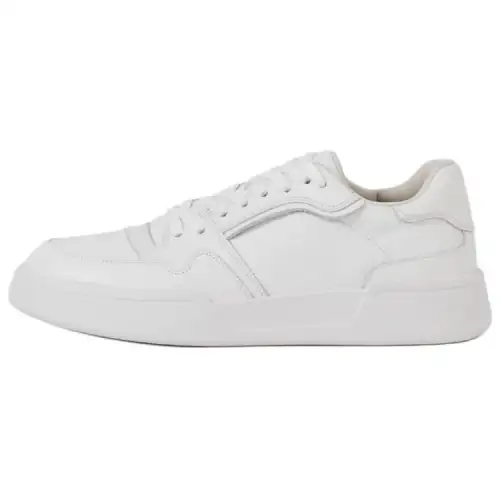 VAGABOND SHOEMAKERS Leather Comfortable Abrasion Resistant Low top Skateboard Shoes Men's White