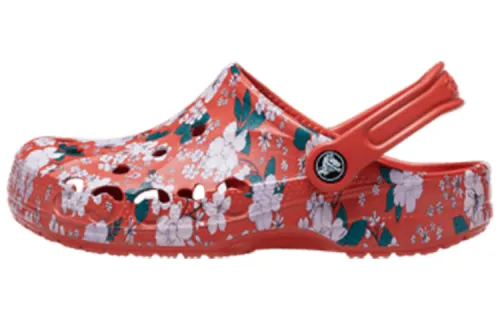 Crocs Baya Seasonal Printed Clogs 'Spicy Orange White'