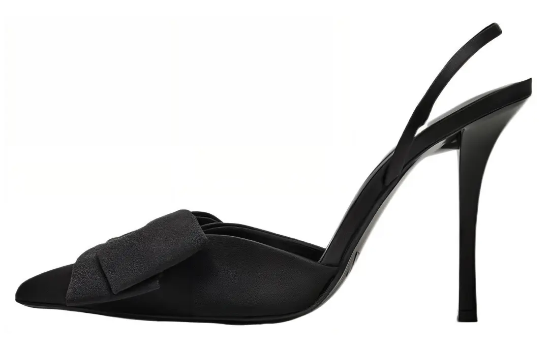 ZARA Slim Heel High Heels 10cm Women's Black
