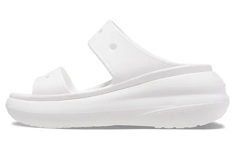 Crocs EVA Abrasion Resistant Slide Slippers Unisex White