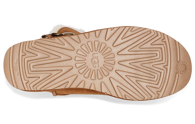Женские сапоги UGG Bailey Button Ugg Charm (коричневые) — фото 6
