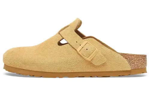 Birkenstock Abrasion Resistant Abrasion Resistant Closed Toe Slippers Unisex Butter Regular