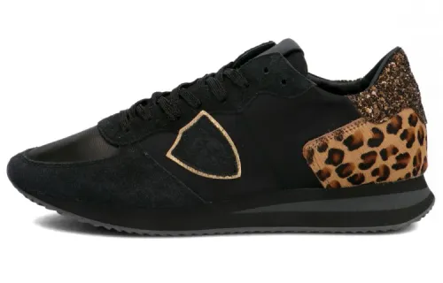 PHILIPPE MODEL Trpx Casual Shoes Women's Low Top Black Yellow