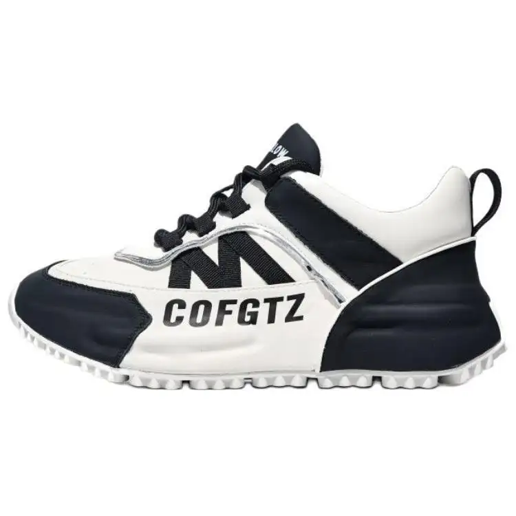 JANE HARLOW Synthetic Leather Low top Casual Shoes Men's White Black