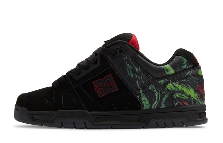 Slayer X DC Shoes Stag Low Black Green