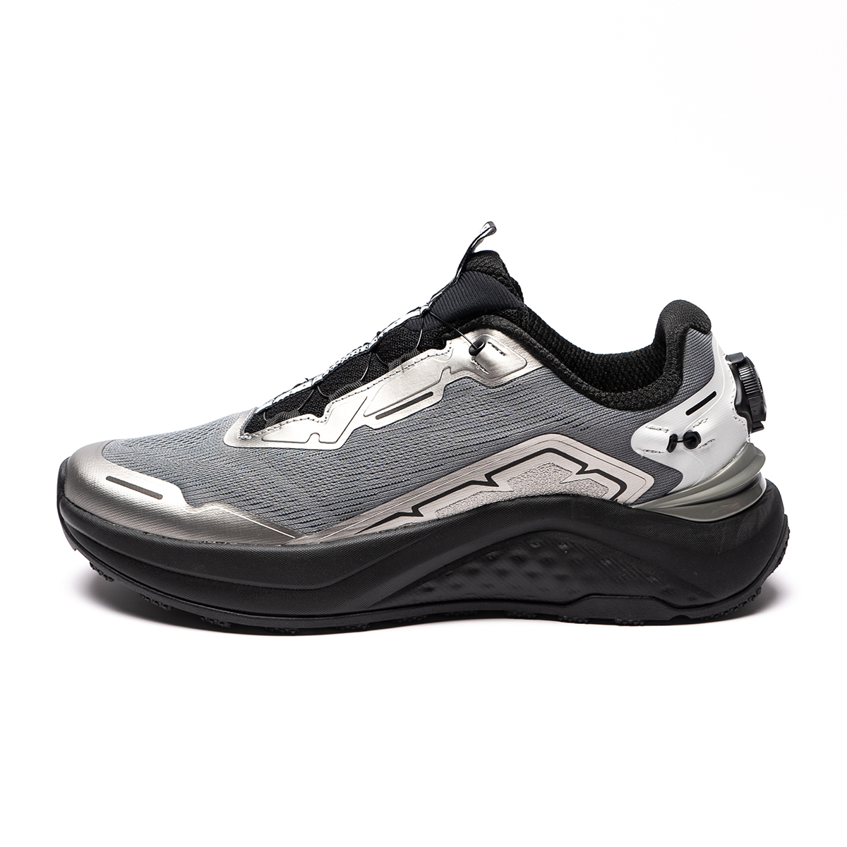 AOLUN Cushioning Abrasion Resistant Breathable Coverage Low top Mountaineering & Hiking Shoes Men’s Silver