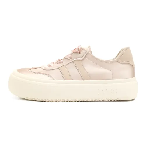 D FUSE SCANDINAVIA Flat Shoes White Sneakers Low top Skateboard Shoes Women's