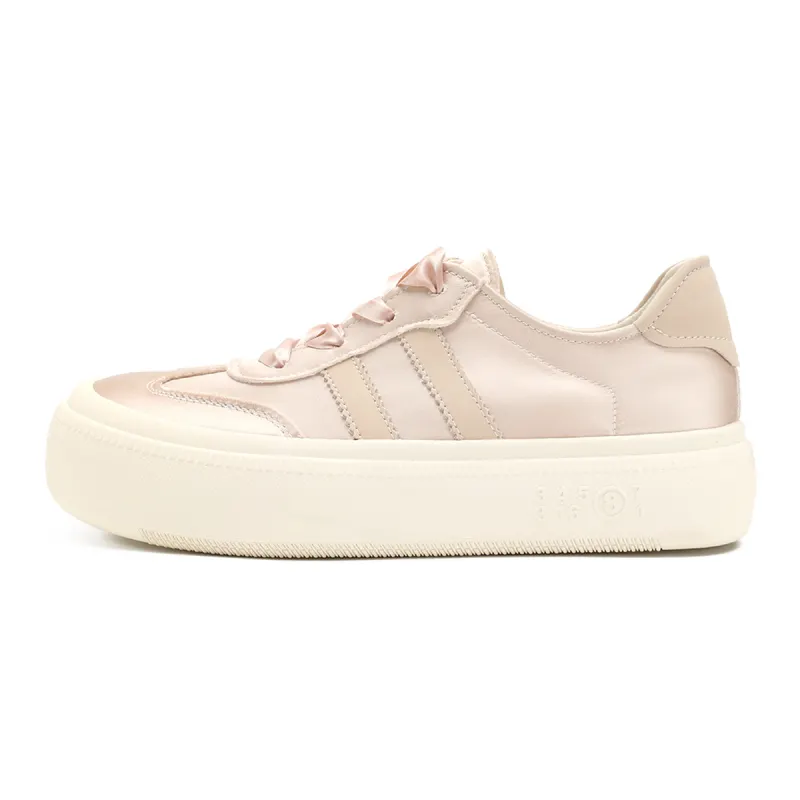 D FUSE SCANDINAVIA Flat Shoes White Sneakers Low top Skateboard Shoes Women's
