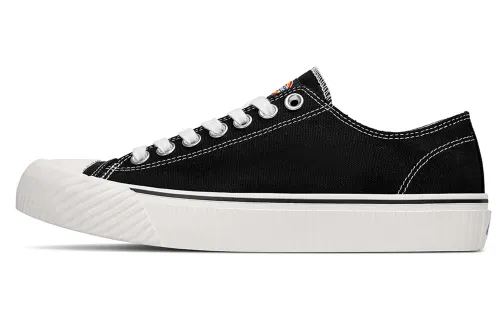 Dickies Canvas Shoes Unisex Low Top Black/White
