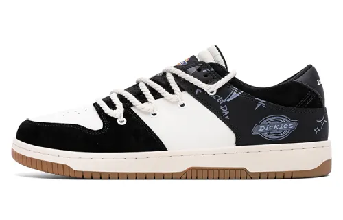 Dickies Low top Skateboard Shoes Men's Black White