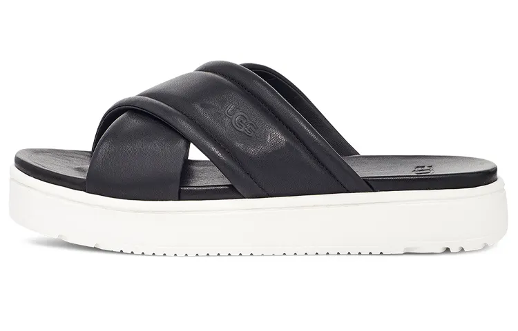 UGG Rubber Sole Slide Slippers Women's Black