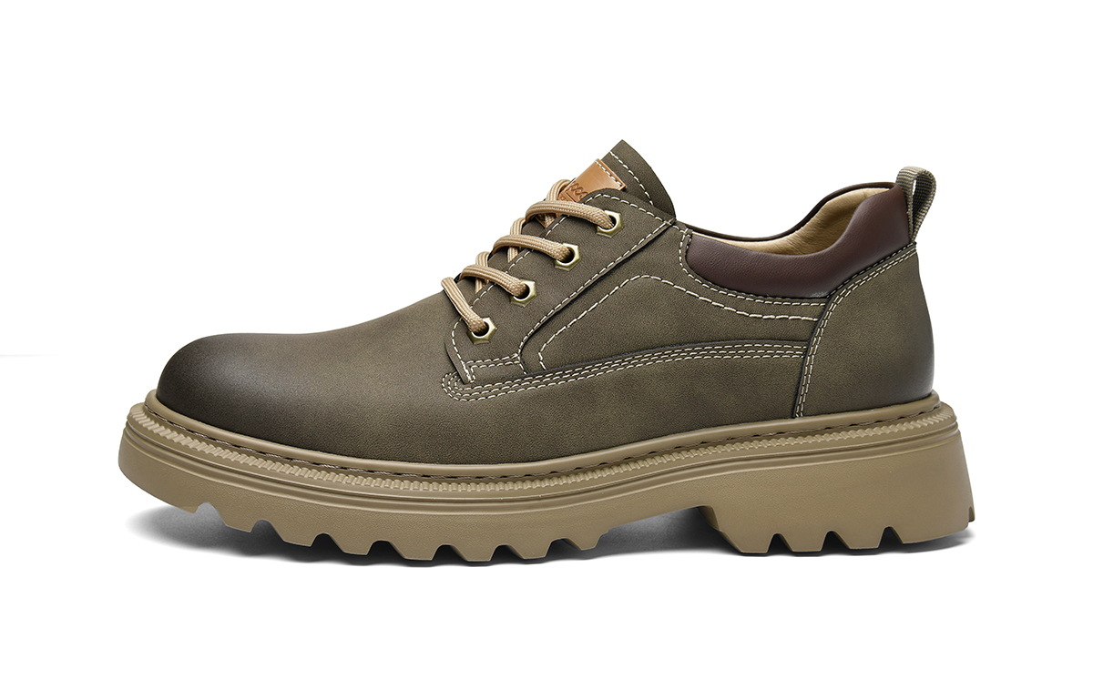 Heilan House HLA synthetic leather retro fashion casual work shoes for men