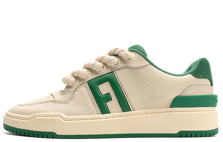 FOOT INDUSTRY Foot Industry Low top Stylish Skateboarding Shoes Puffy Shoes Unisex Green White Spring Summer