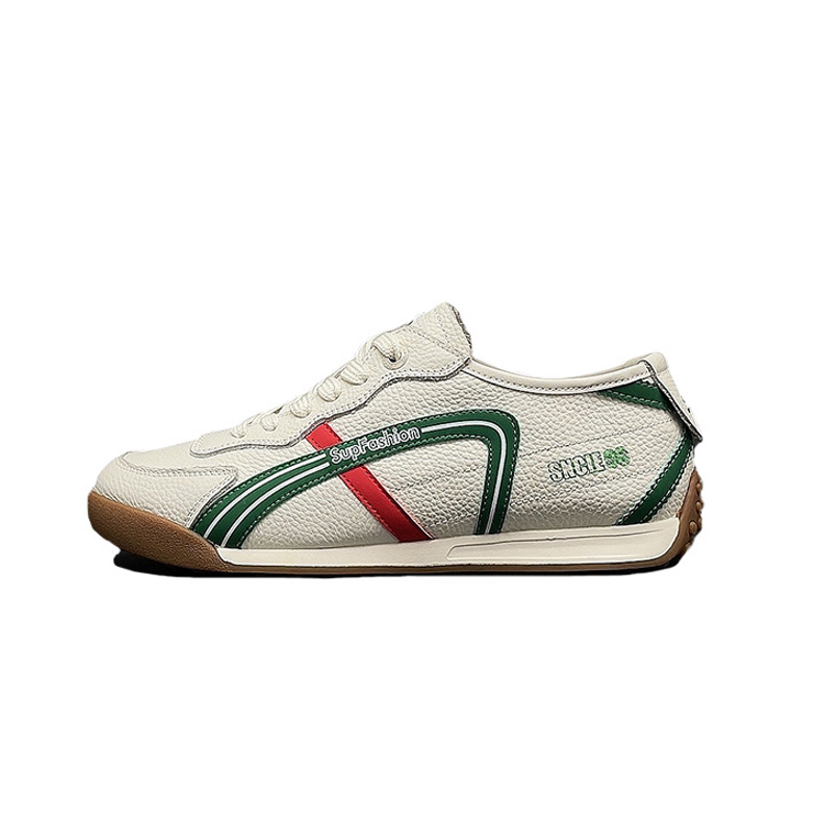 Devanro Difanlu first-layer cowhide, classic and versatile, retro contrasting colors, fashionable and comfortable, genuine leather, breathable soft sole, daily commuting and driving, sports trend, non-slip, wear-resistant and lightweight, low-cut lifestyle shoes, men's style