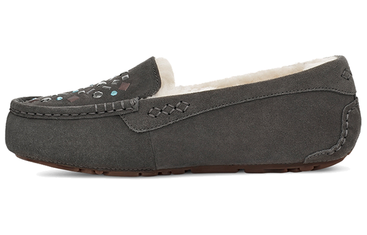 UGG Ansley Stud 2 Rivets Slip On Grey Women's