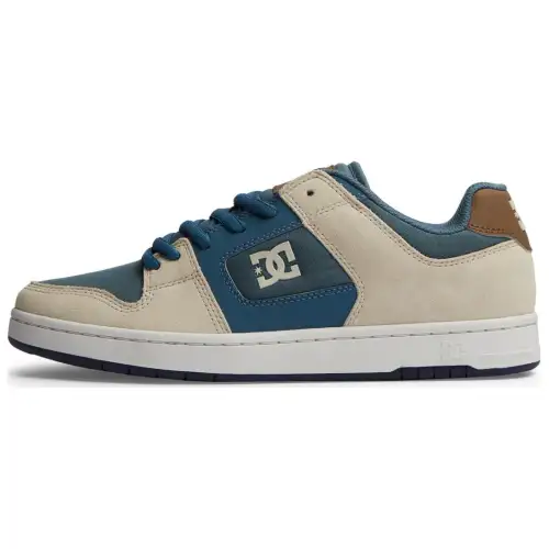 DC Shoes Fashion Trend Low top Skateboard Shoes Men's Blue Brown