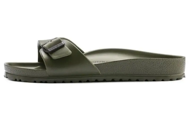 Birkenstock Madrid Essentials Eva Narrow Fit Sandals 'Olive Green'