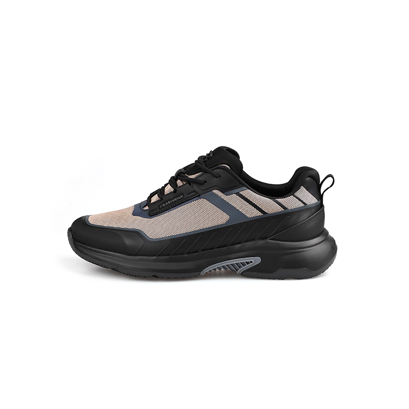 BOSSSUNWEN Abrasion Resistant Abrasion Resistant Low top Outdoor Shoes Men’s Black Gold