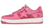 A BATHING APE Bape Sta Pink Suede
