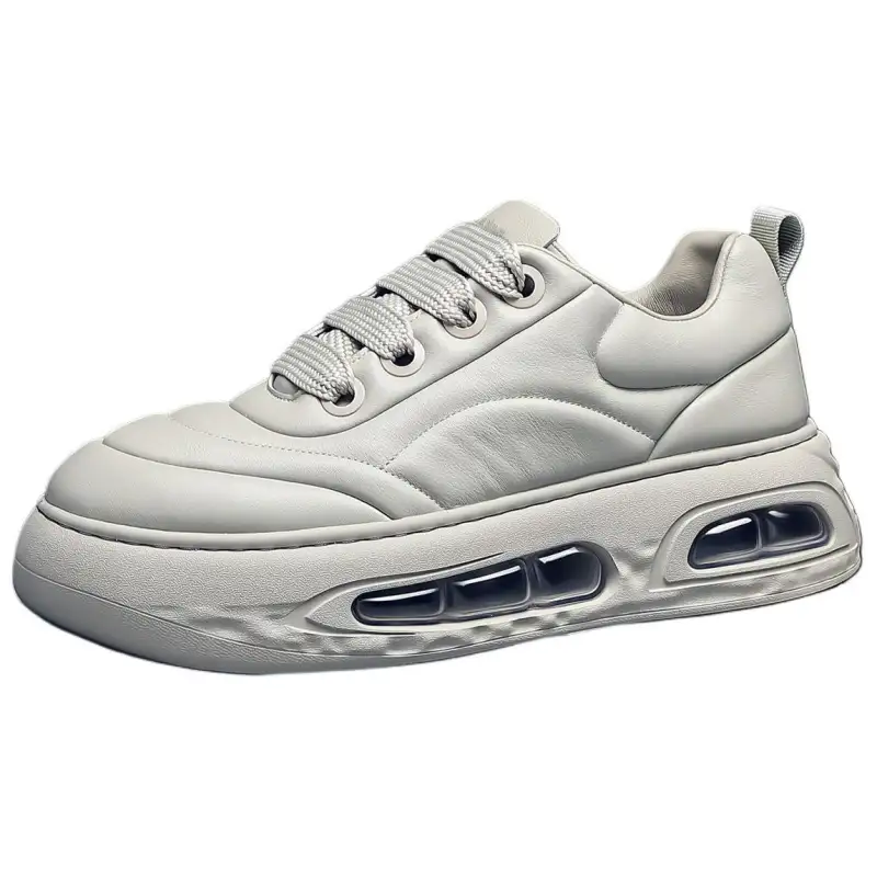 JANE HARLOW Lightweight Height Increasing Low top Casual Shoes Men's Gray