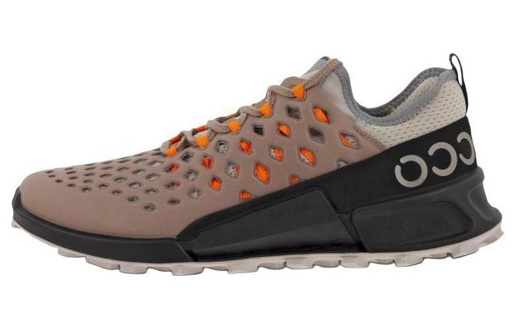 Ecco Leather Low top Running Shoes Men’s Brown