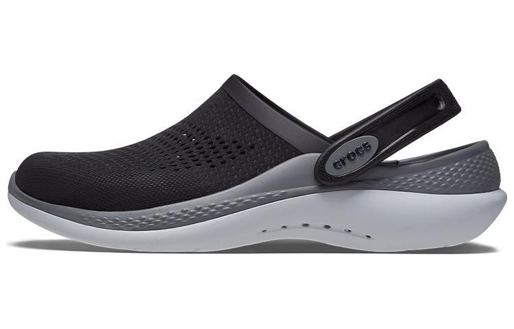 Crocs LiteRide Clogs Men's Black Gray