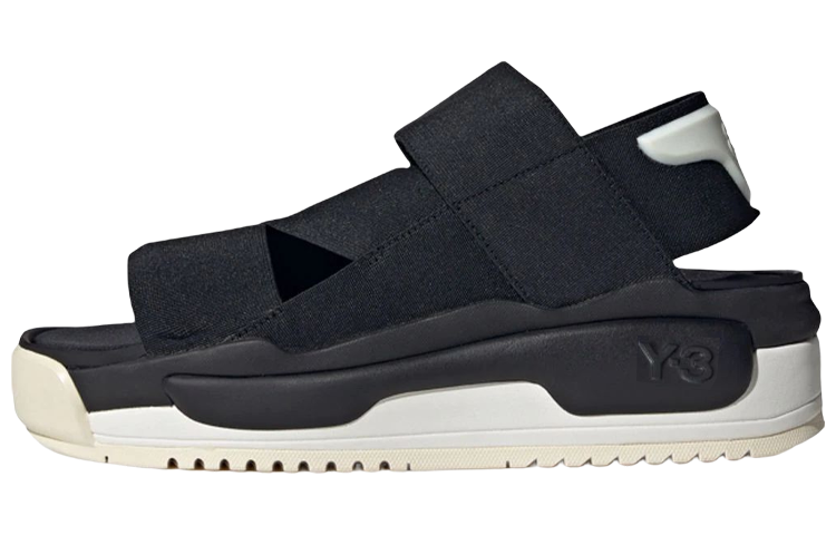 Y 3 Hokori Stylish Sandal Unisex Black White
